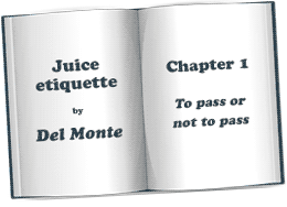 Juice etiquette by Del Monte