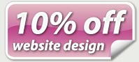 10% off all website design packages