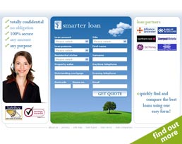 find out more about the Smarter Loans website design