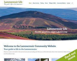 find out more about the LammermuirLife website design